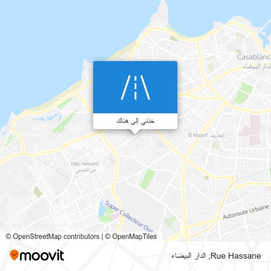 خريطة Rue Hassane