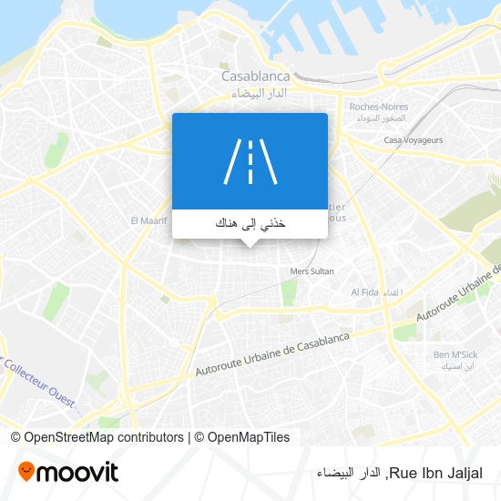 خريطة Rue Ibn Jaljal