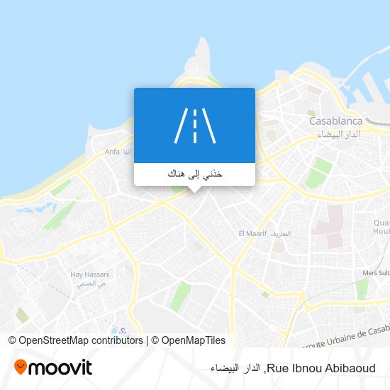 خريطة Rue Ibnou Abibaoud