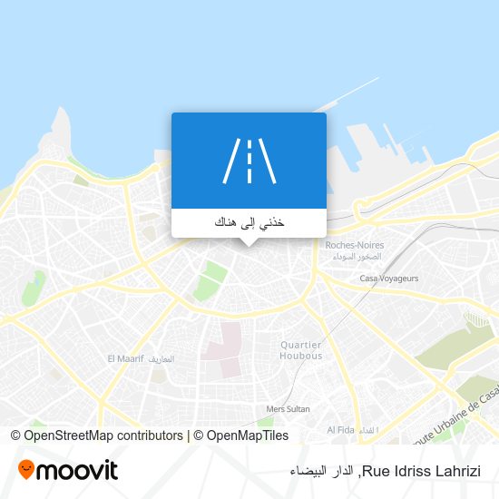خريطة Rue Idriss Lahrizi