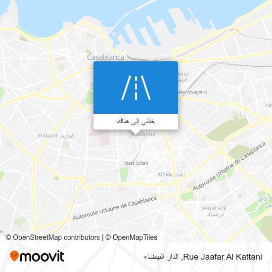 خريطة Rue Jaafar Al Kattani