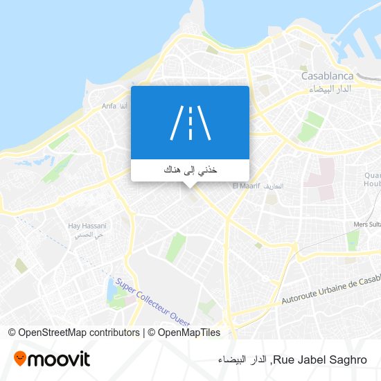 خريطة Rue Jabel Saghro
