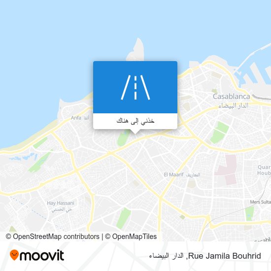 خريطة Rue Jamila Bouhrid