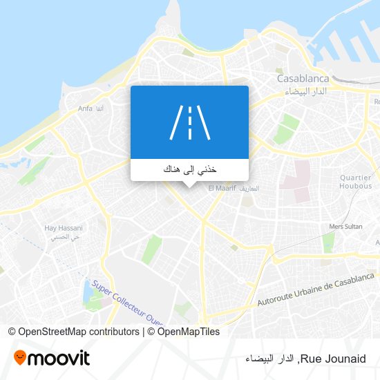 خريطة Rue Jounaid