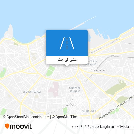 خريطة Rue Laghrari H'Mida