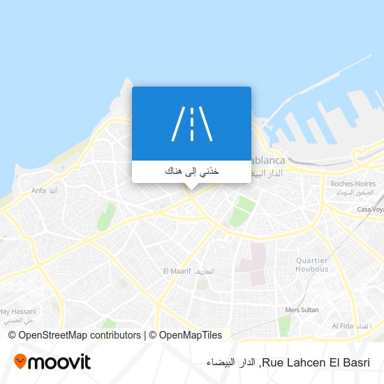 خريطة Rue Lahcen El Basri