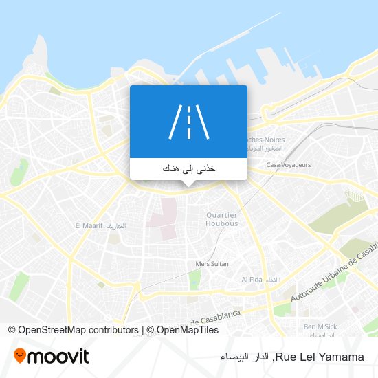 خريطة Rue Lel Yamama