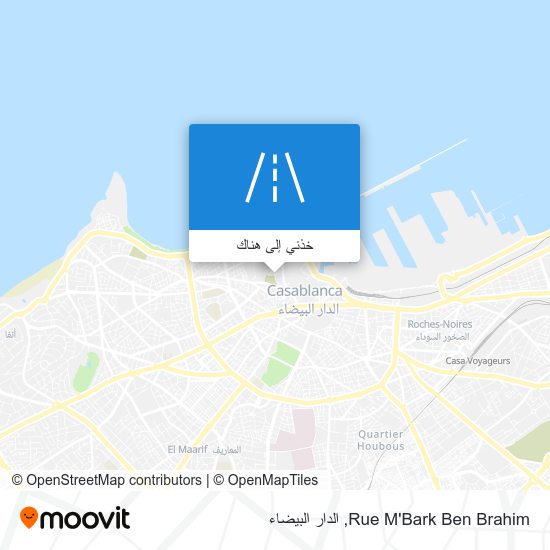 خريطة Rue M'Bark Ben Brahim