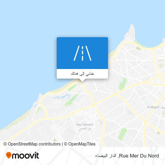 خريطة Rue Mer Du Nord