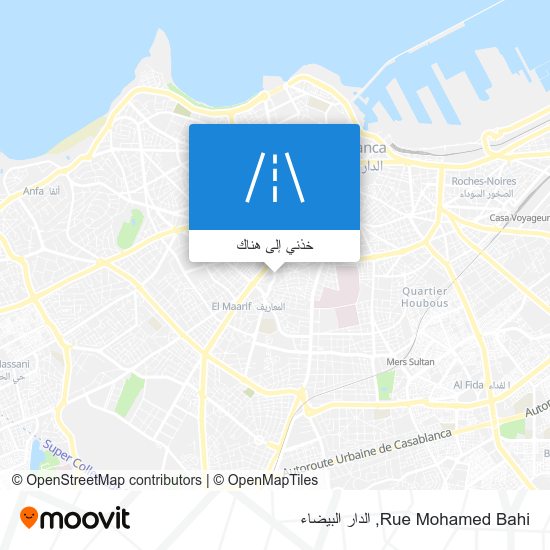 خريطة Rue Mohamed Bahi