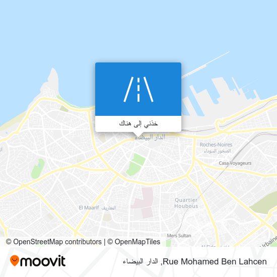 خريطة Rue Mohamed Ben Lahcen