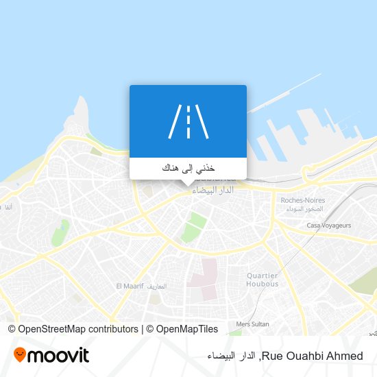 خريطة Rue Ouahbi Ahmed