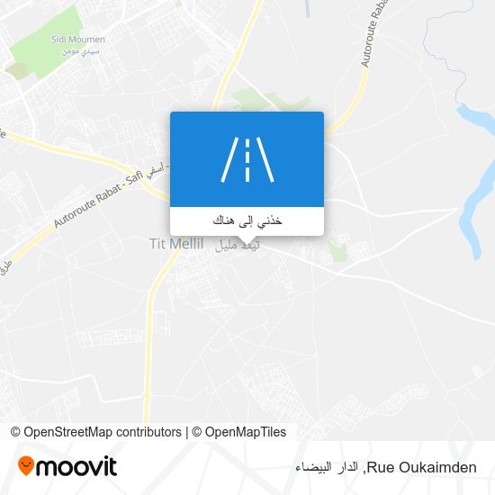 خريطة Rue Oukaimden