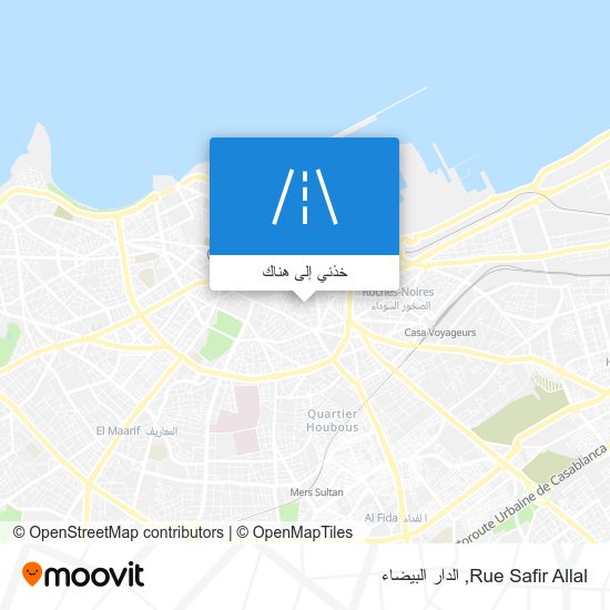 خريطة Rue Safir Allal