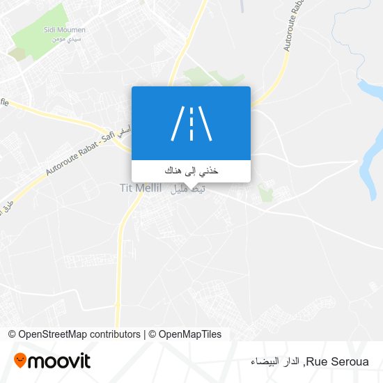 خريطة Rue Seroua