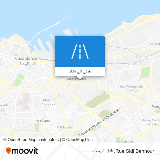 خريطة Rue Sidi Bennour