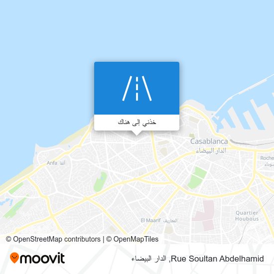 خريطة Rue Soultan Abdelhamid