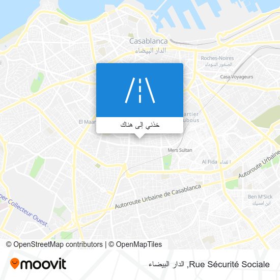 خريطة Rue Sécurité Sociale