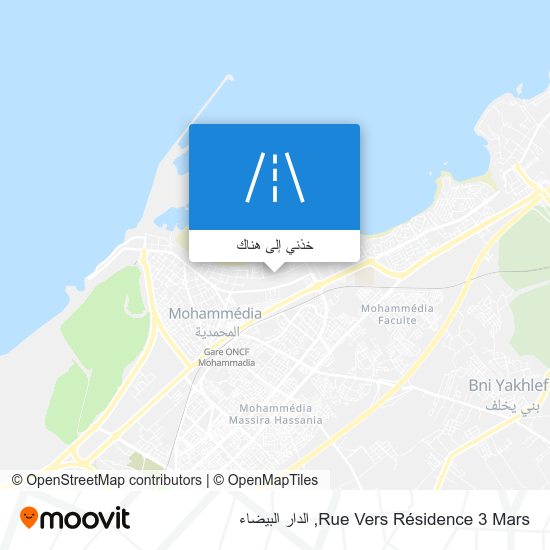 خريطة Rue Vers Résidence 3 Mars