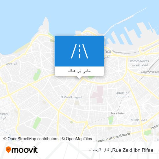 خريطة Rue Zaid Ibn Rifaa