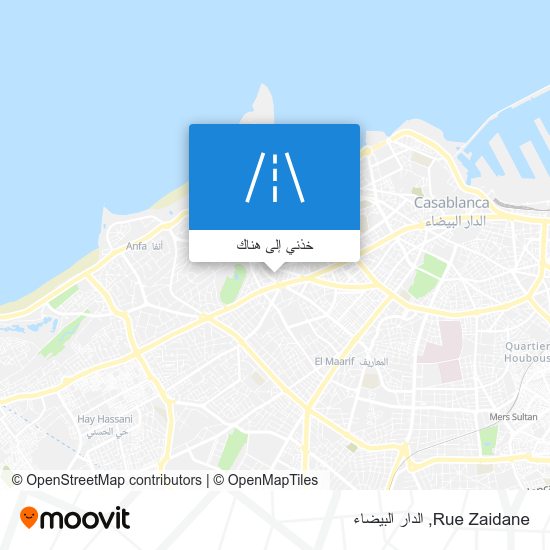 خريطة Rue Zaidane