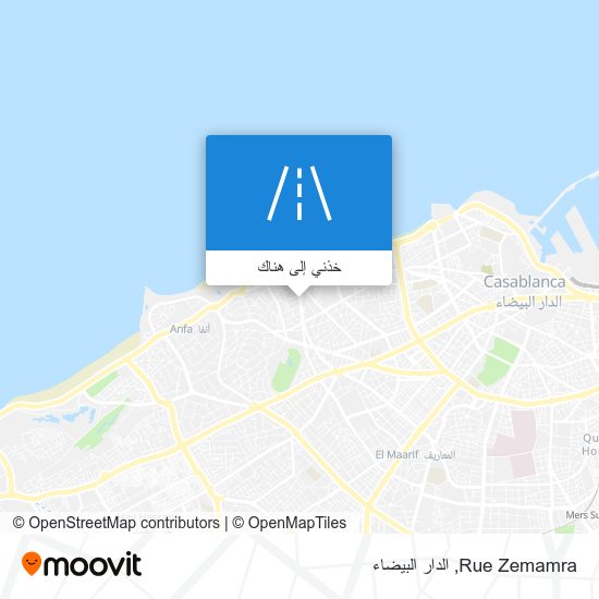 خريطة Rue Zemamra