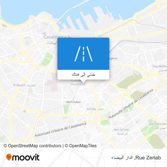 خريطة Rue Zeriab