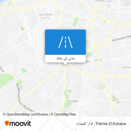 خريطة Trémie D'Azbane