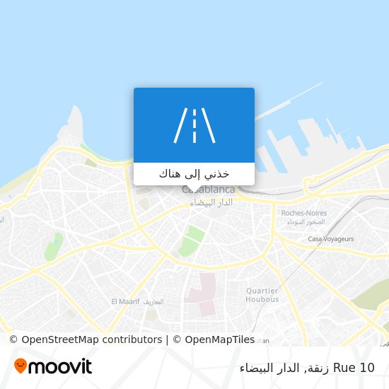 خريطة Rue 10 زنقة