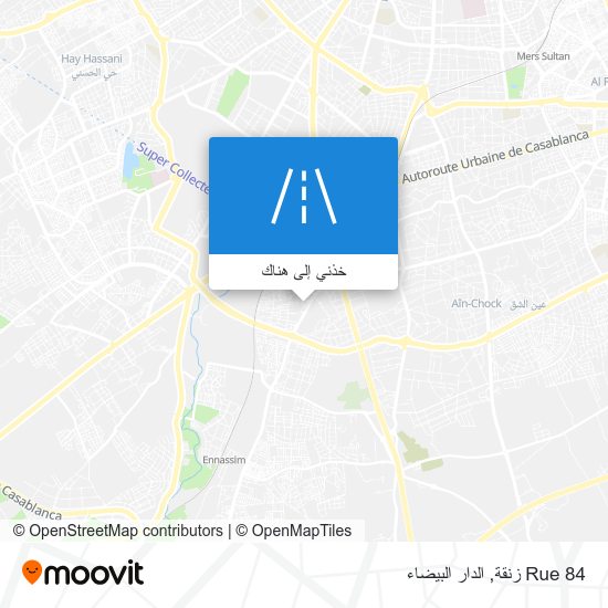 خريطة Rue 84 زنقة
