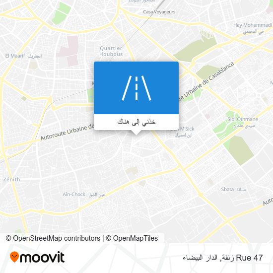 خريطة Rue 47 زنقة