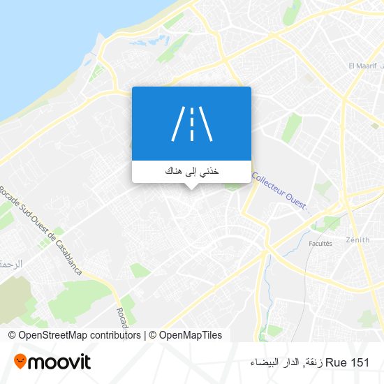 خريطة Rue 151 زنقة