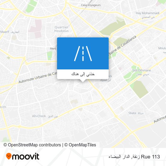 خريطة Rue 113 زنقة