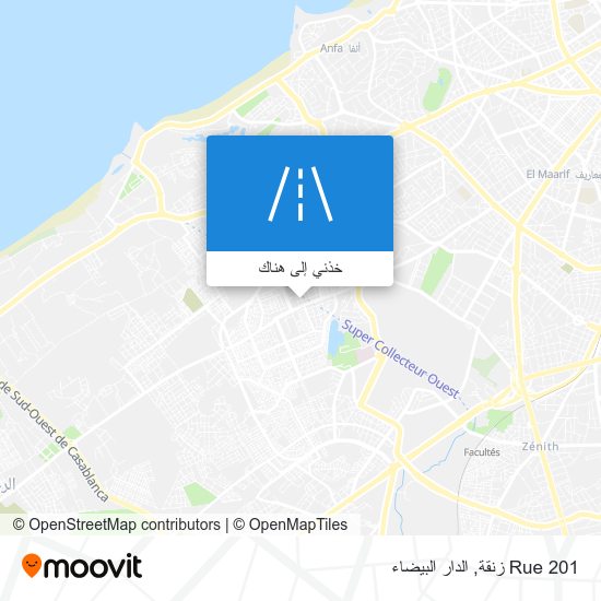 خريطة Rue 201 زنقة