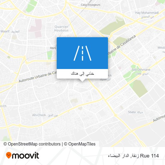 خريطة Rue 114 زنقة