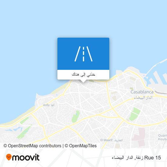 خريطة Rue 15 زنقة