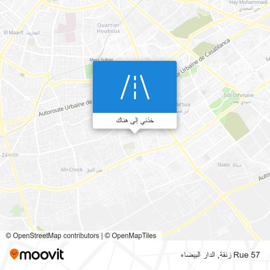 خريطة Rue 57 زنقة