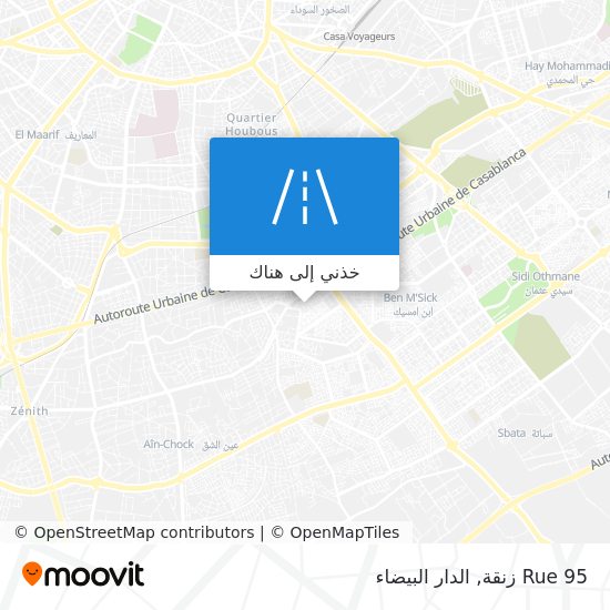 خريطة Rue 95 زنقة