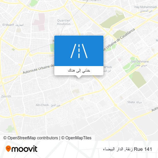 خريطة Rue 141 زنقة