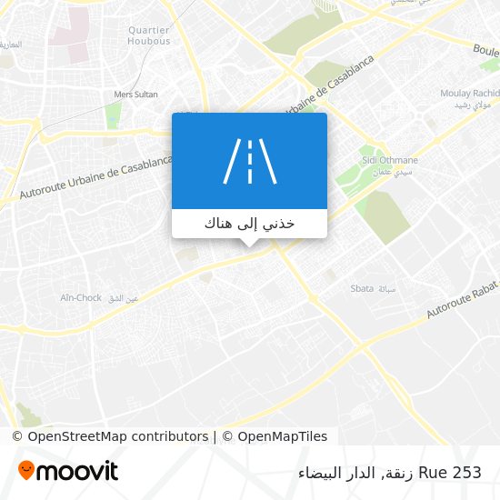 خريطة Rue 253 زنقة