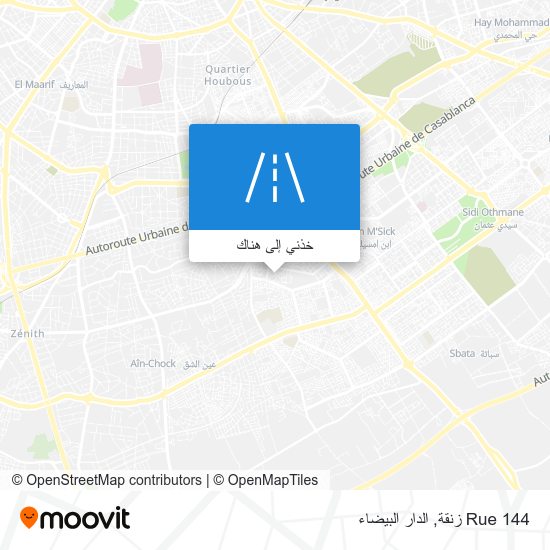 خريطة Rue 144 زنقة