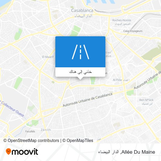 خريطة Allée Du Maine