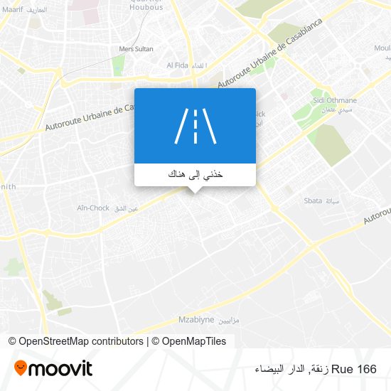 خريطة Rue 166 زنقة