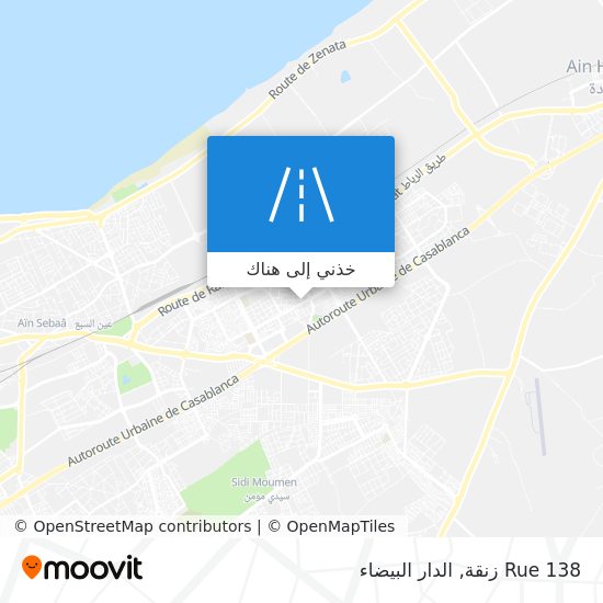 خريطة Rue 138 زنقة