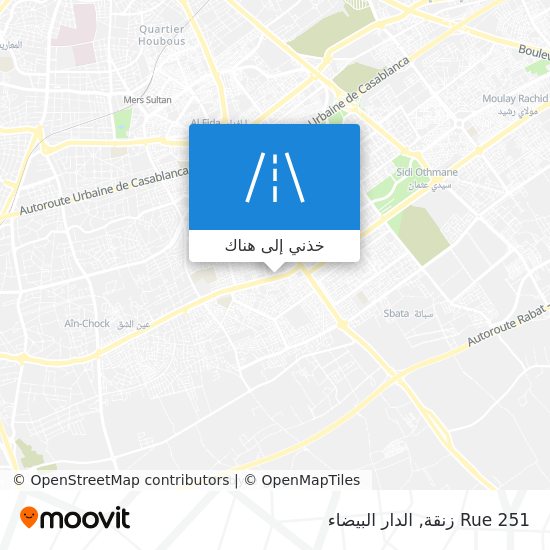 خريطة Rue 251 زنقة