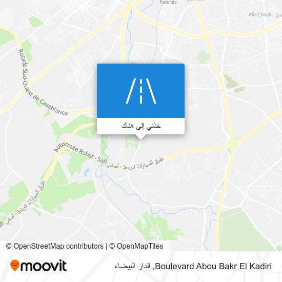 خريطة Boulevard Abou Bakr El Kadiri