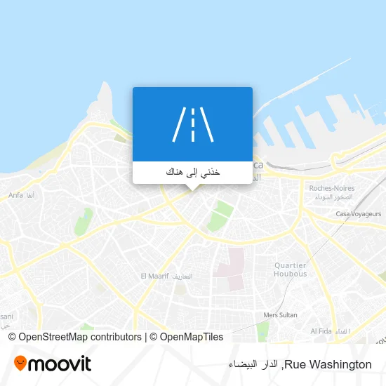 خريطة Rue Washington