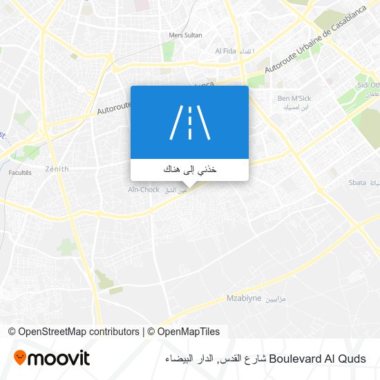 خريطة Boulevard Al Quds شارع القدس