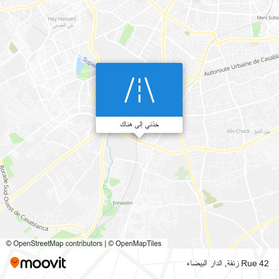 خريطة Rue 42 زنقة