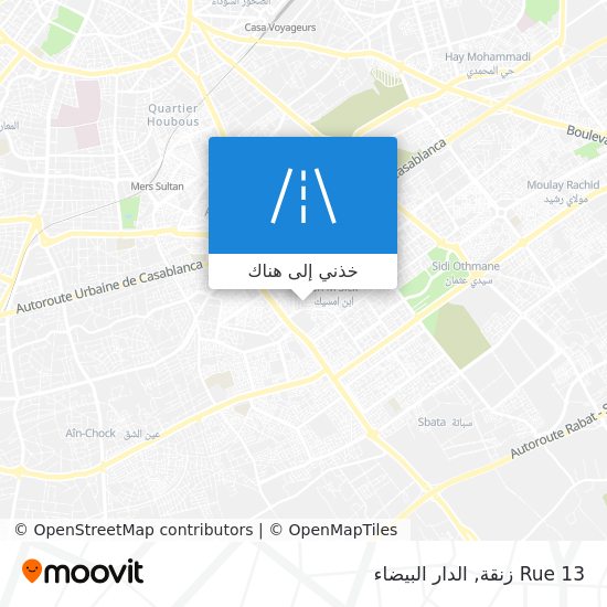 خريطة Rue 13 زنقة